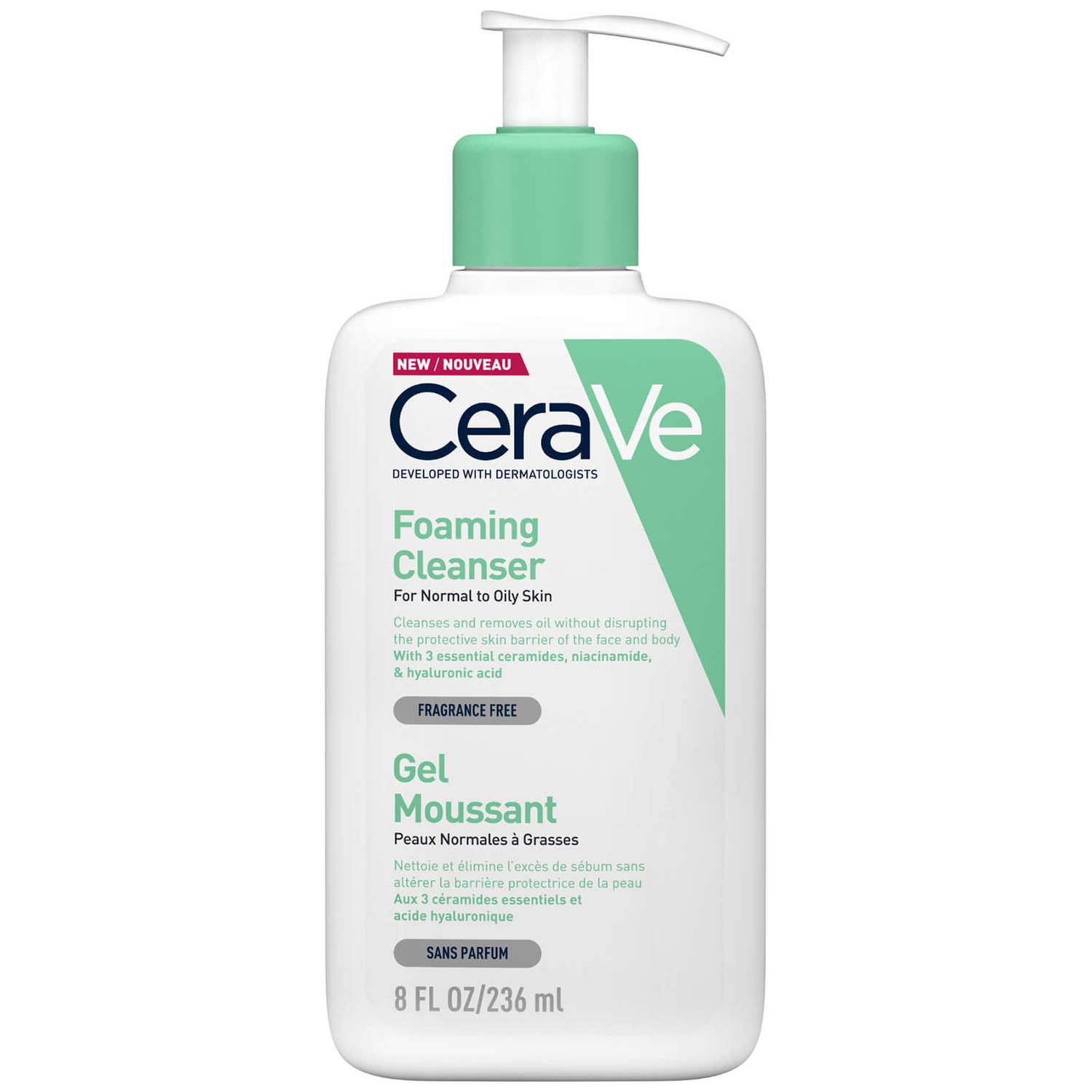 11798698-1384774893182190.jpg Cerave Foaming Cleanser For Normal To Oily Skin 236ml - Image 1