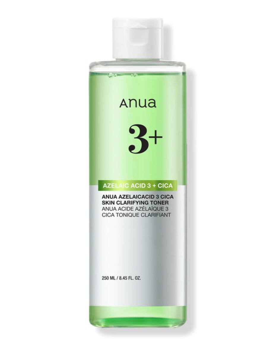 Anua-azeliac-toner.jpeg Anua Azelaic Acid 3% + Cica Skin Clarifying Toner – 250ml - Image 1