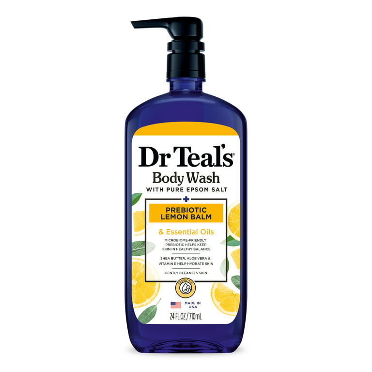 Dr-Teal-s-Body-Wash-with-Prebiotic-Lemon-Balm-and-Essential-Oil-Blend-24-fl-oz_96914a93-2ecf-47ef-a153-35e9205121df.3e254527ee5a73b9105e2efd17f9319c.jpeg Dr Teal’S Body Wash With Prebiotic Lemon Balm And Essential Oil Blend, 24 Fl Oz - Image 1