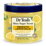 Dr Teal’S Shea Sugar Body Scrub With Prebiotic Lemon Balm And Essential Oils, 19 Oz