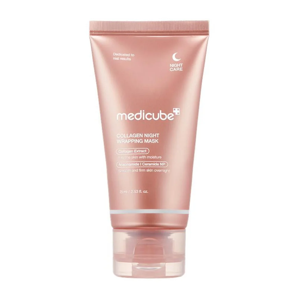 MEDICUBE-Collagen-Night-Wrapping-Peel-Off-Mask-75ml.webp MEDICUBE Collagen Night Wrapping Peel-Off Mask – 75ml - Image 1