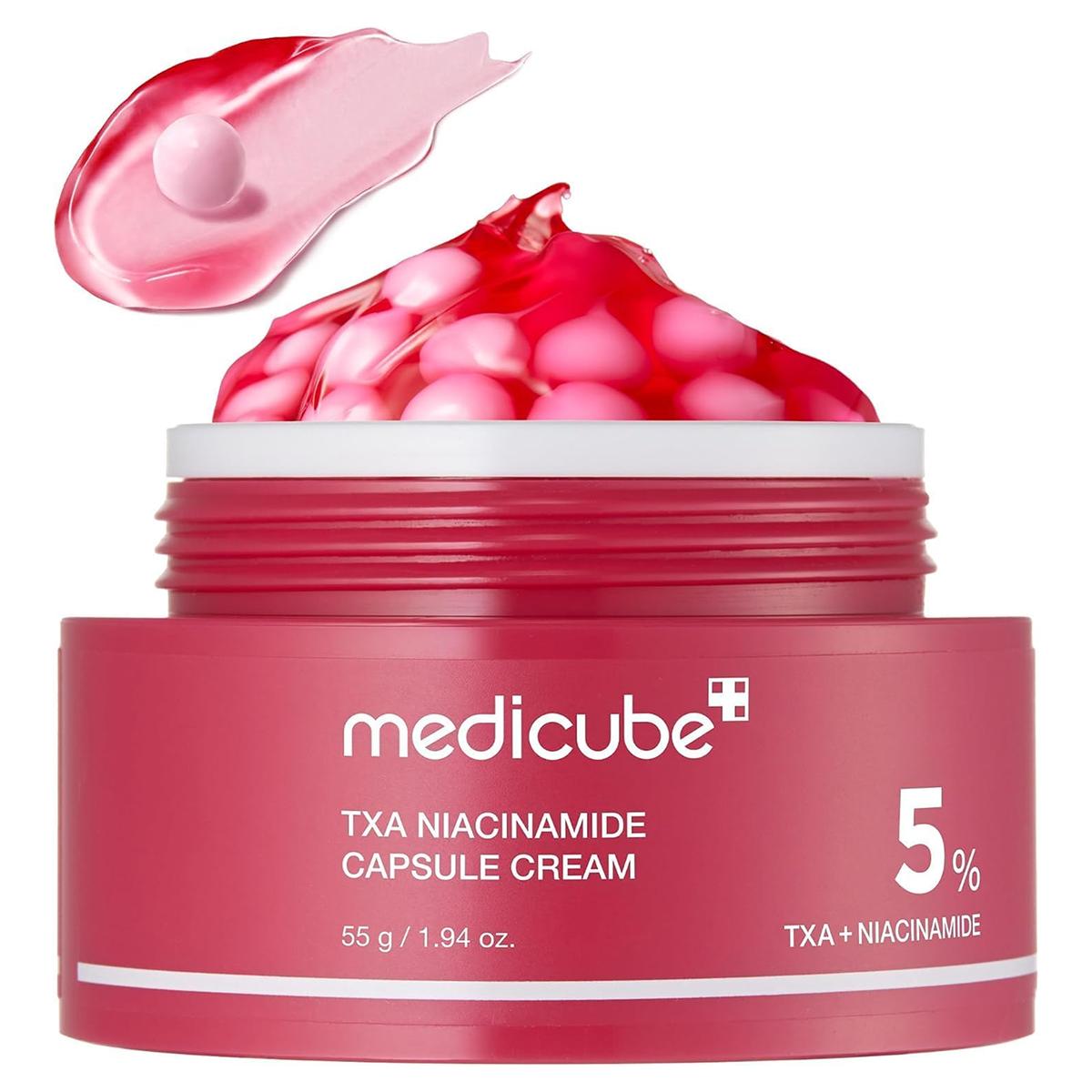 MEDICUBE-TXA-Niacinamide-Dark-Spot-Capsule-Cream-55g.jpg MEDICUBE TXA + Niacinamide Dark Spot Capsule Cream โ 55g - Image 1