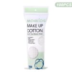 Monkids Makeup Cotton Round Facial Cleansing Pads – 100pcs