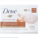 Dove Pampering Beauty Cream Bar with Shea Butter And Warm Vanilla Scent (4 x 90g) 360g