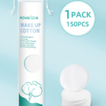 Monkids Makeup Cotton Round Facial Cleansing Pads – 150pcs