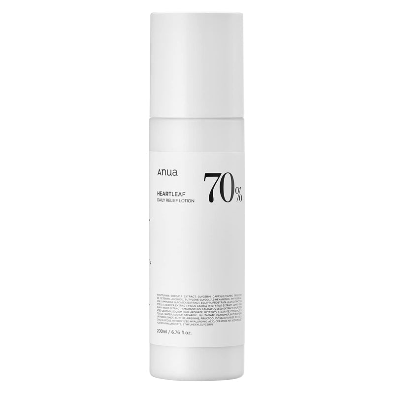 anua-lotion.jpg Anua Heartleaf 70% Daily Relief Lotion – 200ml - Image 1