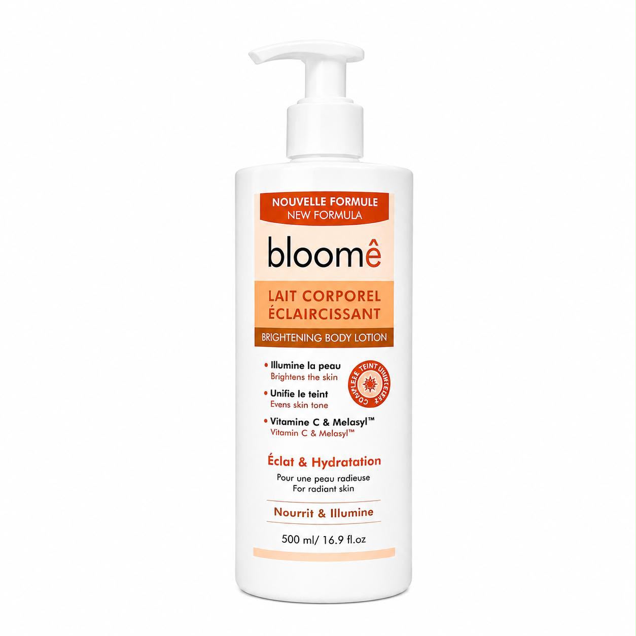 bloome-lotion.jpeg Bloome Brightening Body Lotion with Melasyl & Vitamin C 500ml - Image 1