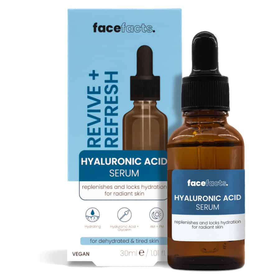 facefacts-hyaluronic-serum.jpg Facefact Revive + Refresh Hyaluronic Acid Serum 30ml - Image 1