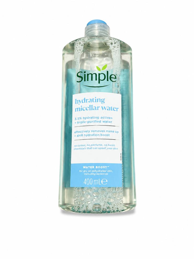 simple-hydrating-wter.jpeg Simple Hydrating Micellar Water 400ml - Image 1