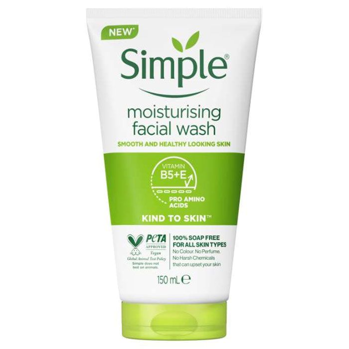simple-moisturizing-facial-wash-.jpg Simple Moisturizing Facial Wash 150ml - Image 1