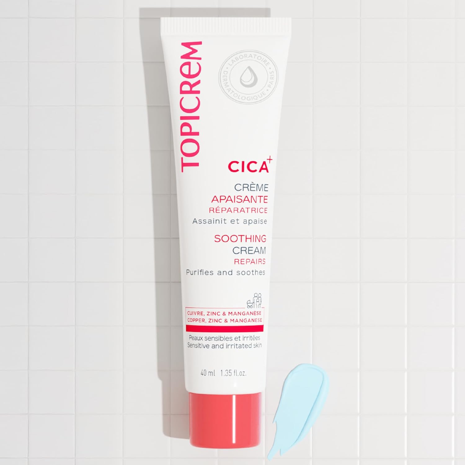 topicrem-cica-40ml.jpg Topicrem Cica Repair Soothing Cream 40ml - Image 1